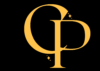 gold black elegant letter c s logo